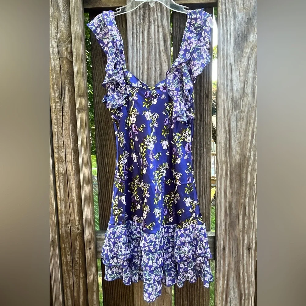 Forever 21 Tiered Floral Print Mini Dress - Picture 6 of 10